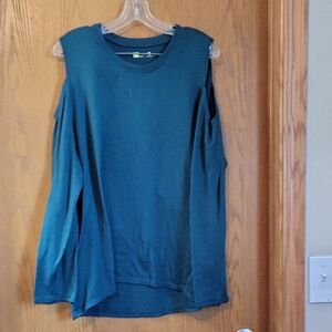 Xersion Green Long Sleeve Women's Top